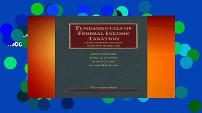 [MOST WISHED]  Fundamentals of Federal Income Taxation: Cases and Materials