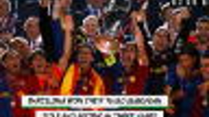 Barcelona win 2009 Champions League final