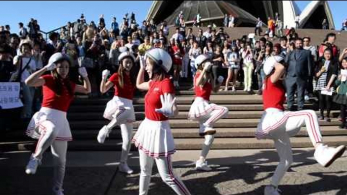 Crayon Pop Performs Dancing Queen at Sydney Opera House