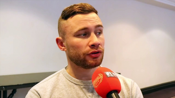 CARL FRAMPTON RAW IN NY! - SIGNS FOR TOP RANK/ESPN, SPENCE-GARCIA, WARRINGTON-GALAHAD, COURT CASE