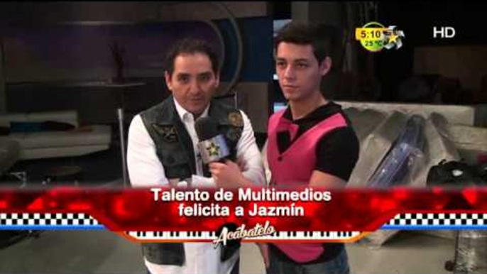 Talento de Multimedios felicita a Jazmín