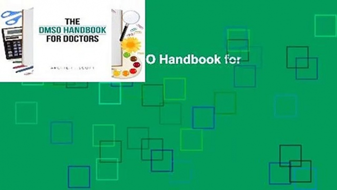 Full E-book  The DMSO Handbook for Doctors  For Kindle