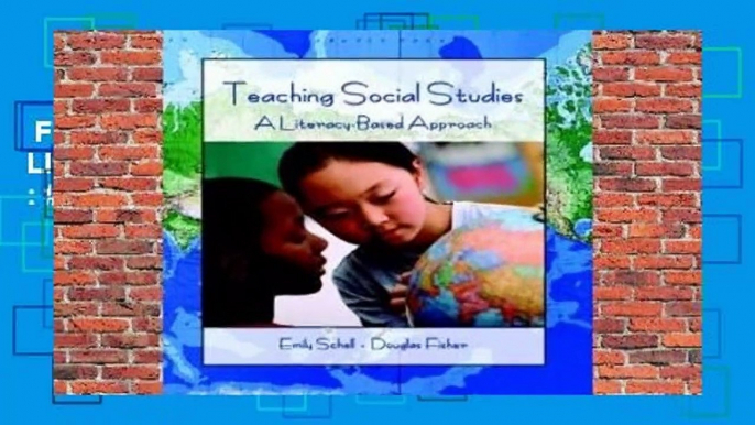 Full E-book  Teaching Social Studies: A Literacy-Based Approach  Best Sellers Rank : #4