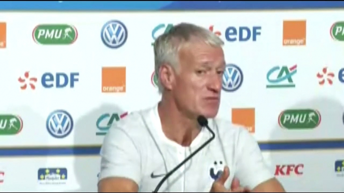 Deschamps «Différent sans Giroud» - Foot - Bleus