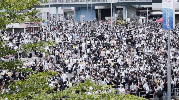 Calm Before The Storm - Hong Kong Extradition Law Protests - 12th of June 2019 - Just Before The Riot