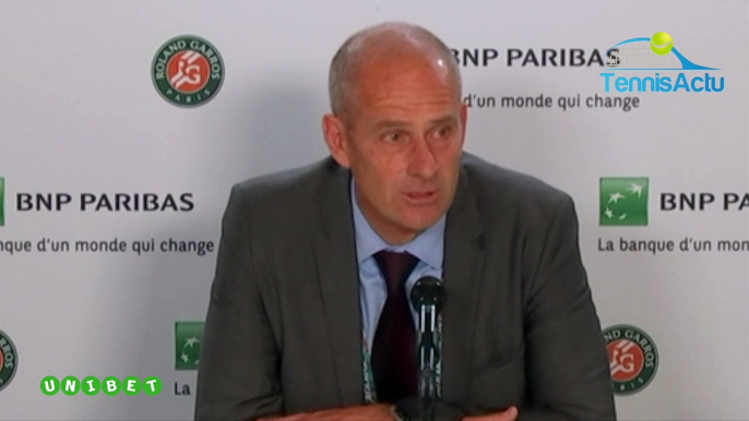 Roland-Garros 2019 - Guy Forget the tournament director of Roland-Garros, "in the unknown!"