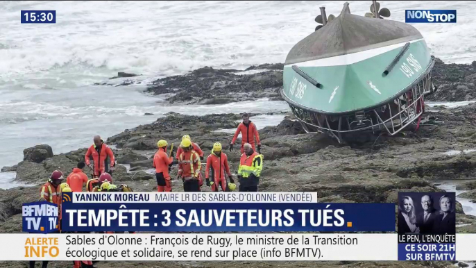 Ce que l'on sait de la vedette de la SNSM qui a chaviré aux Sables-d'Olonne