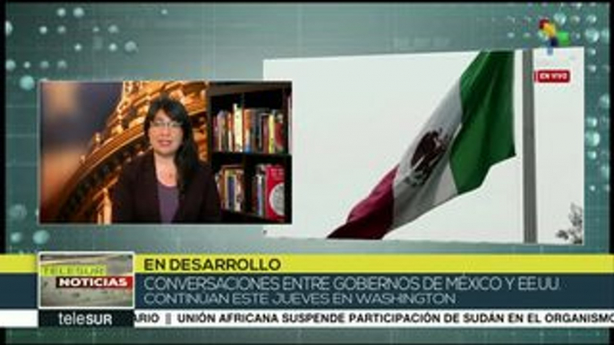 Conversaciones entre México y EEUU continúan este jueves