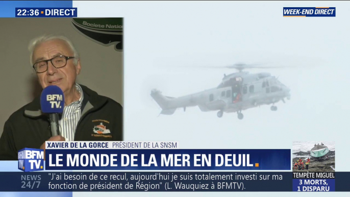 "J'ai trouvé des gens d'une grande dignité." Le président de la SNSM a rencontré les quatre survivants du sauvetage aux Sables-d'Olonne