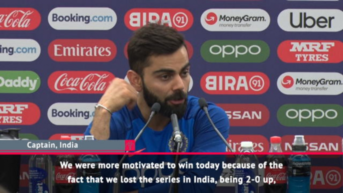 Series loss made us motivated to beat Australia - Kohli