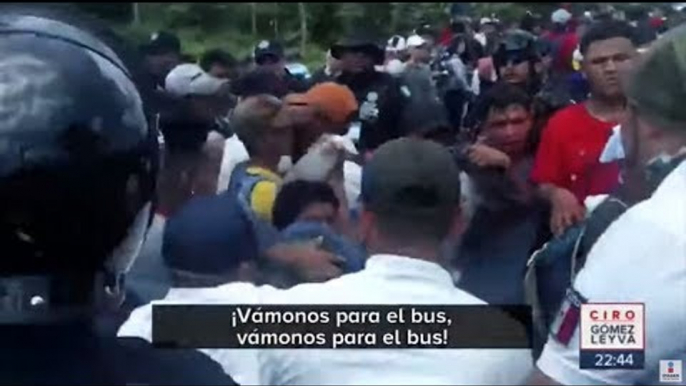 AMLO defiende operativo contra la nueva caravana de migrantes | Noticias con Ciro Gómez