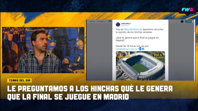 ¿Qué le genera al hincha que la vuelta se juegue en Madrid?