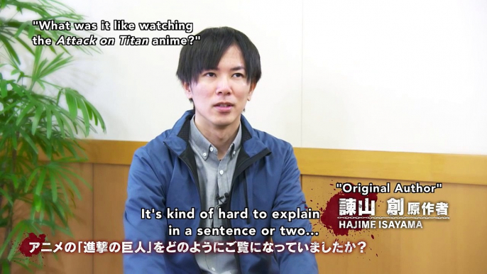 Attack on Titan Season 2 - Hajime Isayama interview