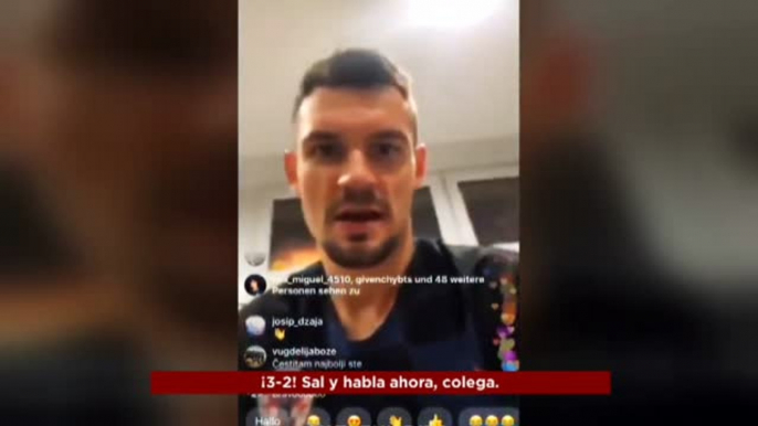 Lovren sobre Ramos: "Le di un buen codazo"