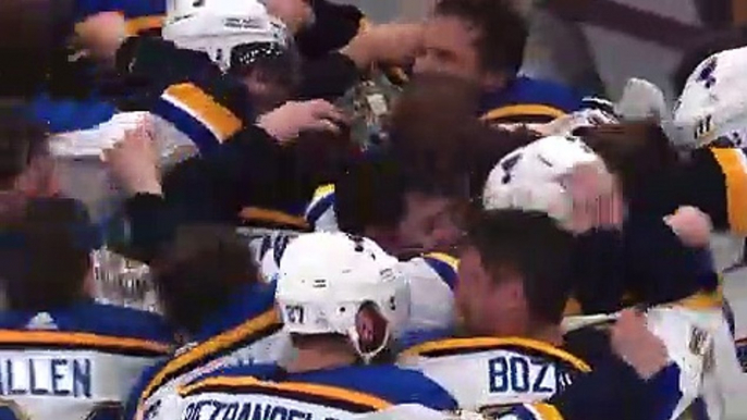 NHL - The St Louis Blues Wins the Stanley Cup in Game 7 Againt the Boston Bruins