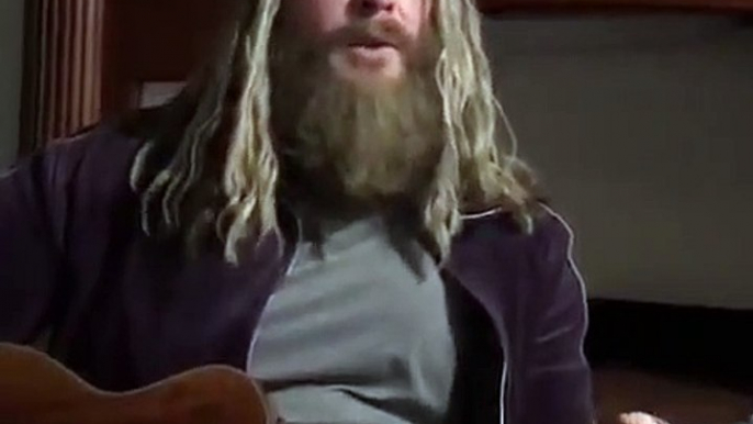 Chris Hemsworth sings Nine Inch Nails as FAT THOR from AVENGERS ENDGAME