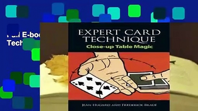 Full E-book Expert Card Technique  For Kindle