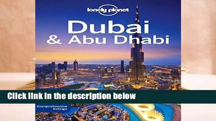 Lonely Planet Dubai   Abu Dhabi (Travel Guide) Complete