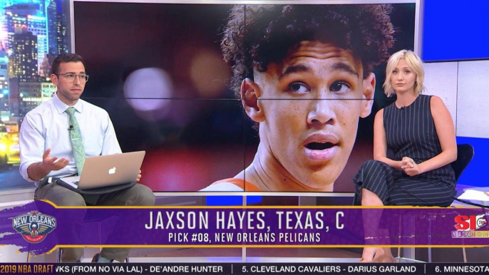 The New Orleans Pelicans Select Jaxon Hayes