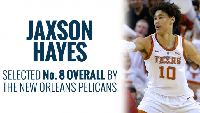 Pelicans select Jaxson Hayes in 2019 NBA Draft