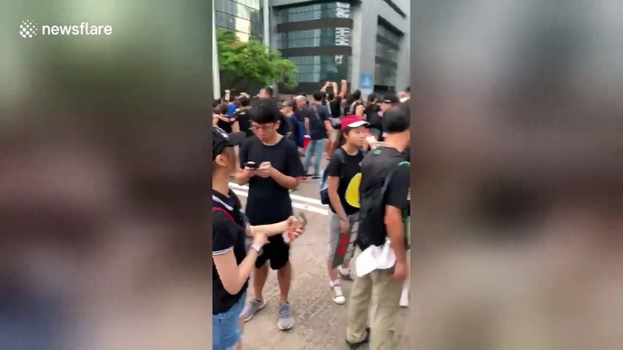 Hong Kong protesters shout 'Hong Kongers, come on' at third massive anti-extradition bill demonstration