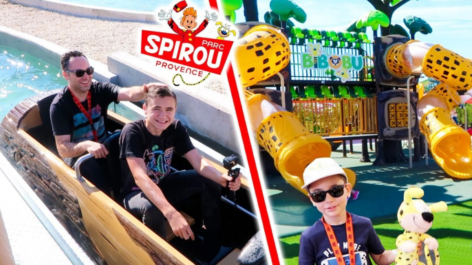 VLOG - 100% FUN AU PARC SPIROU ! - Attraction Aquatique & Manèges