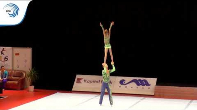 Finlay COCHRANE & Kirsten OWEN (GBR) - 2015 Acrobatic European bronze medallists, 11 - 16