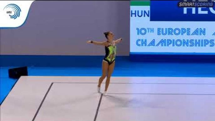 Dora Hegyi (HUN) - 2017 Aerobics European silver medallist, Individual Women