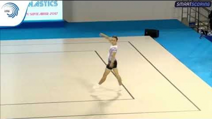 Petr Perminov (RUS) - 2017 Aerobics European Champion, junior individual men