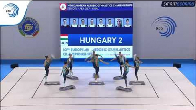 Hungary - 2017 Aerobics European silver medallists, Aero Step