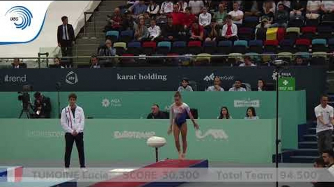 France - 2018 Tumbling European bronze medallists, women's junior team