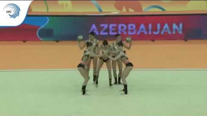 Azerbaijan - 2018 Rhythmic European bronze medallists, 3 balls and 2 ropes