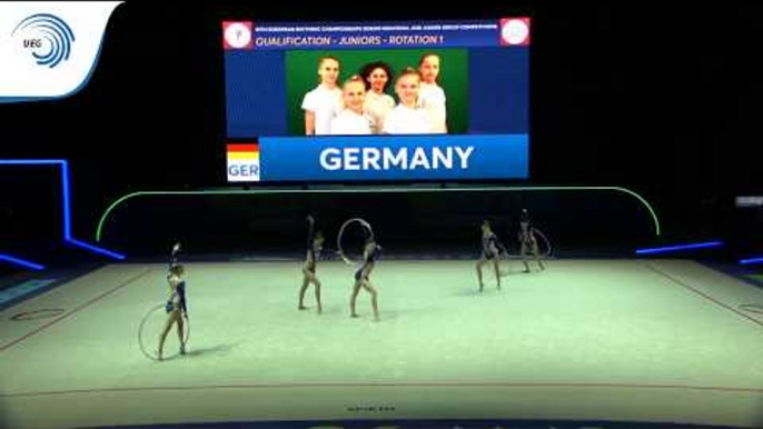 Germany - 2019 Rhythmic Gymnastics Europeans, junior groups 5 hoops qualification