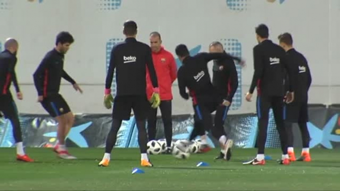 Busquets se entrena con el grupo y entra en la lista contra el Valencia