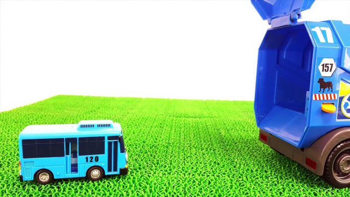 Tayo the Little Bus & All Friends into the Toy  Garbage Truck Spo Spo Movie for Children