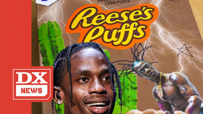 Travis Scott Is Selling Customized Reese's Puff Cereal Boxes For $50