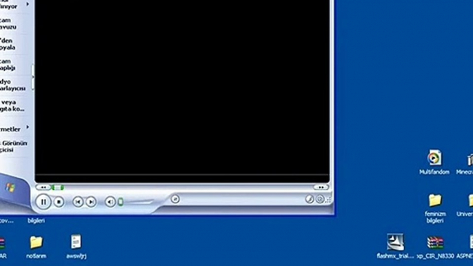 Windows XP Windows media player 9 series