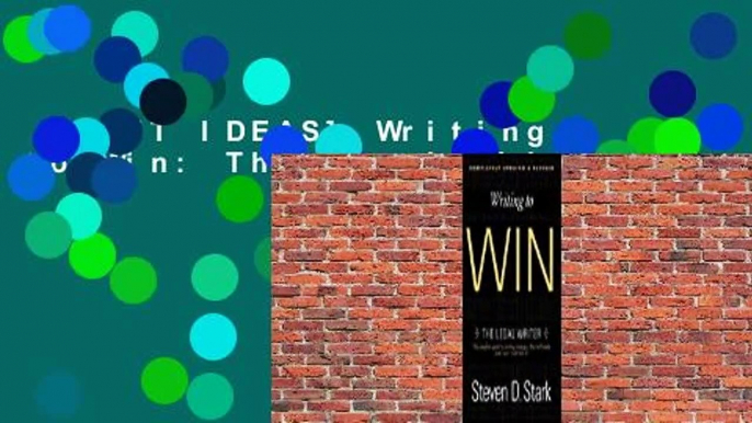 [GIFT IDEAS] Writing to Win: The Legal Writer