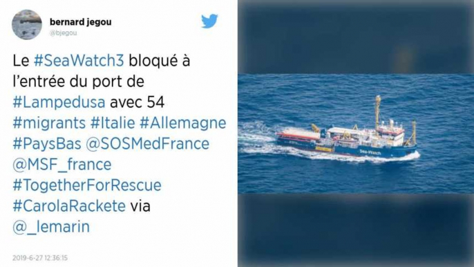 Migrants : Après avoir forcé le blocus italien, le Sea-Watch toujours à l’arrêt face à Lampedusa