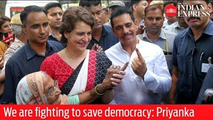 Voting Round 6: 'We are fighting to save democracy' says Priyanka Gandhi Vadra