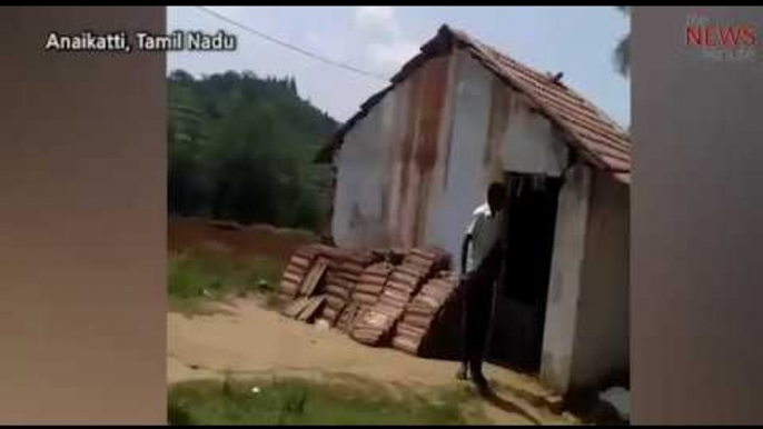 Video: People flocking to a illegal toddy shop in Anaikatti, Tamil Nadu