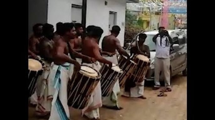 Flood hit Chenda troupe in Alappuzha gets back to music after 6 months