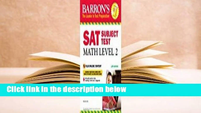 [BEST SELLING]  Barron's SAT Subject Test: Math Level 2 with Online Tests