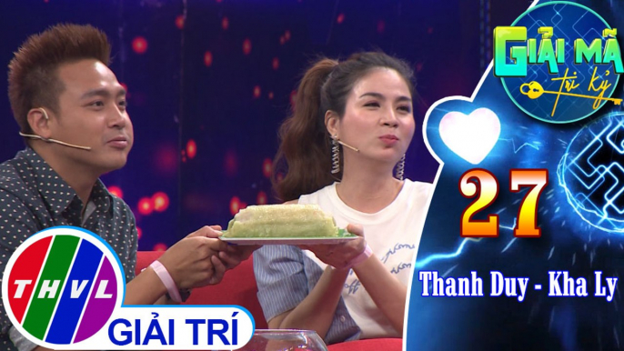 THVL | Vừa hát vừa ăn bánh tét-Hình phạt dễ dàng dành cho Thanh Duy, Kha Ly | Giải mã tri kỷ -Tập 27