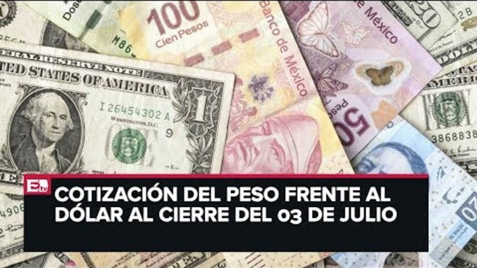 Así cerró el peso frente al dólar