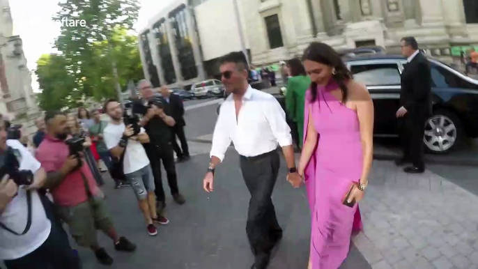 Simon Cowell, Sinitta and Louise Redknapp arrive at Syco Summer party in London