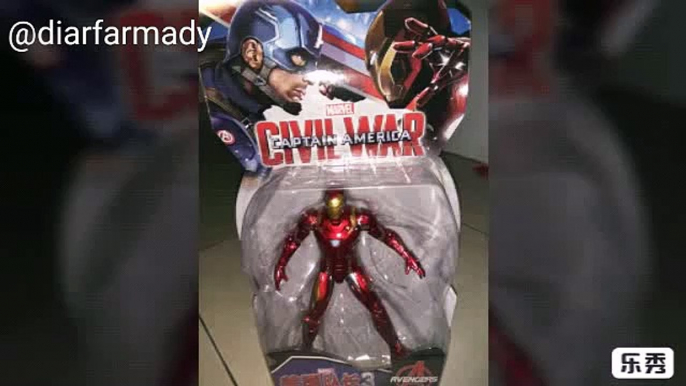 Unboxing Action Figure Iron Man Civil War Made In China...