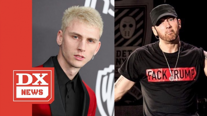 Machine Gun Kelly Disses Eminem On "Hotel Diablo" — & Acts Surprised When It's Noticed