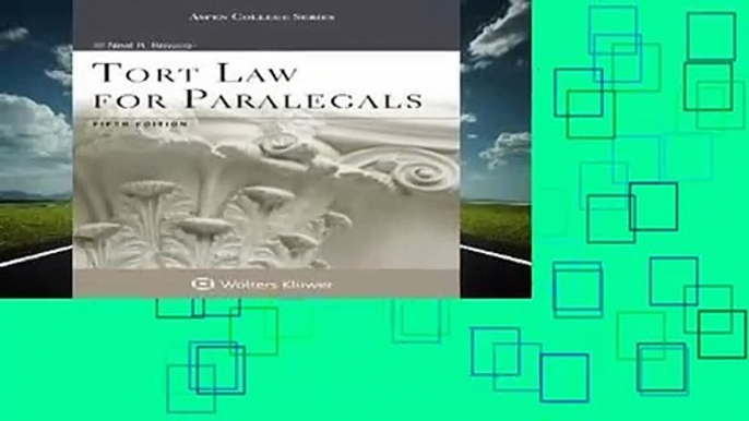 Full version  Tort Law for Paralegals (Aspen College)  For Kindle