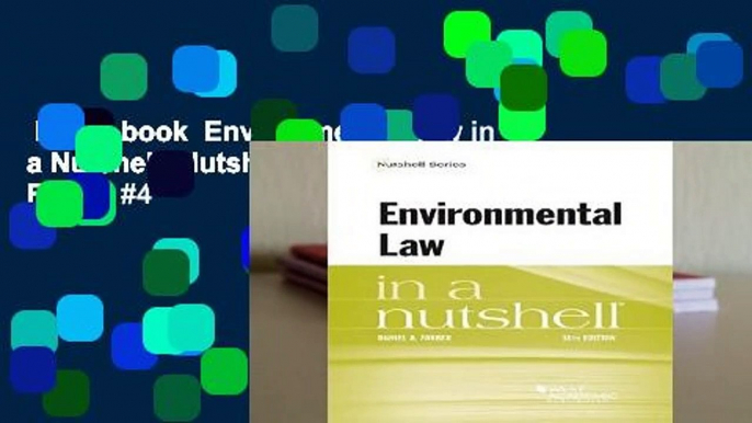 Full E-book  Environmental Law in a Nutshell (Nutshell Series)  Best Sellers Rank : #4